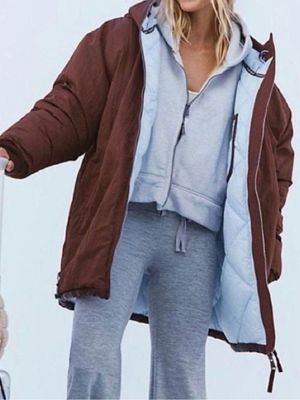 Free People FP Movement Roaming On Reversible Parka NWT